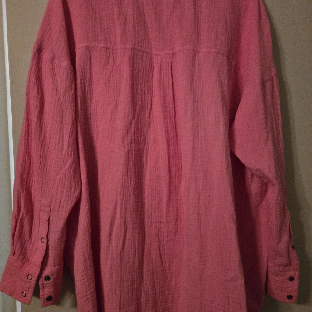 Pink Button-Up Shirt - Picture 5 of 5